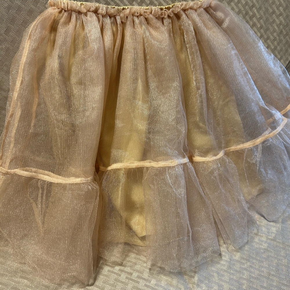 Ruby & Bloom Gold Tutu Girls Skirt